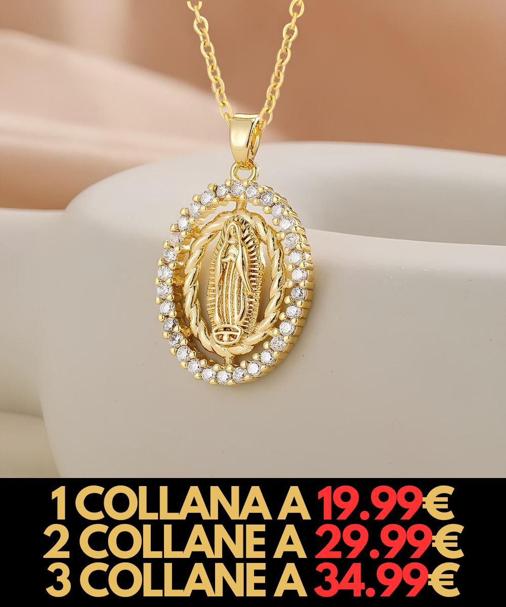 La Collana della Vergine - PLACCATA ORO 18K E CONFEZIONE REGALO INCLUSA!