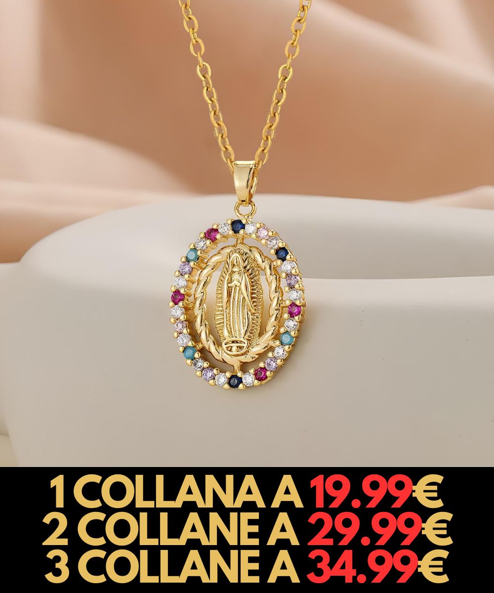 La Collana della Vergine - PLACCATA ORO 18K E CONFEZIONE REGALO INCLUSA!