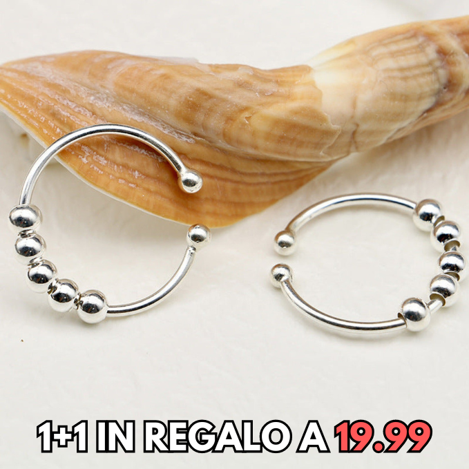 Anello Perline Regolabile Senza Nichel | CONFEZIONE REGALO INCLUSA!